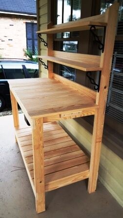 Cedar Potting Bench